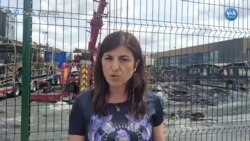 Paris'in banliyösünde gençler otobüs garaj alanını ateşe verdi