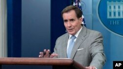 National Security Council spokesman John Kirby speaks during the daily briefing at the White House in Washington, June 26, 2023. 