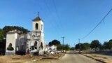Igreja Católica destruida em Mocimboa da Praia