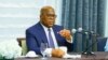 Président Félix Tshisekedi azali koyanola na bapanzi nsango na New York, Etats-Unis, 19 sanza ya librwa 2023. (Président RDC)