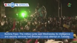 VOA60 Africa - Burkina Faso's junta claims it thwarted coup attempt 