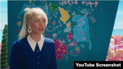 A screenshot of the "Barbie" movie trailer shows the map that resulted in Vietnam banning the movie.