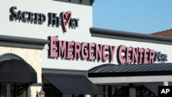 FILE - Sacred Heart Emergency Center is pictured Friday, March 29, 2024, in Houston.