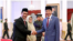 Presiden Jokowi memberikan ucapan Selamat kepada Mentan baru Andi Amran Sulaiman usai resmi dilantik di Istana Negara, Jakarta, Rabu (25/10). (Foto: Courtesy/Biro Setpres)