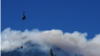 Incencio en volcán de Agua, en Guatemala. Fotografía: Cortesía Conred. 