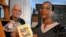 FILE - Alain (L) and Dafroza Gauthier, Rwandan genocide-hunters and founders of Collective of Civil Parties for Rwanda pose in their home with books, five days before the commemorations for its 30th anniversary in Reims on March 26, 2024.