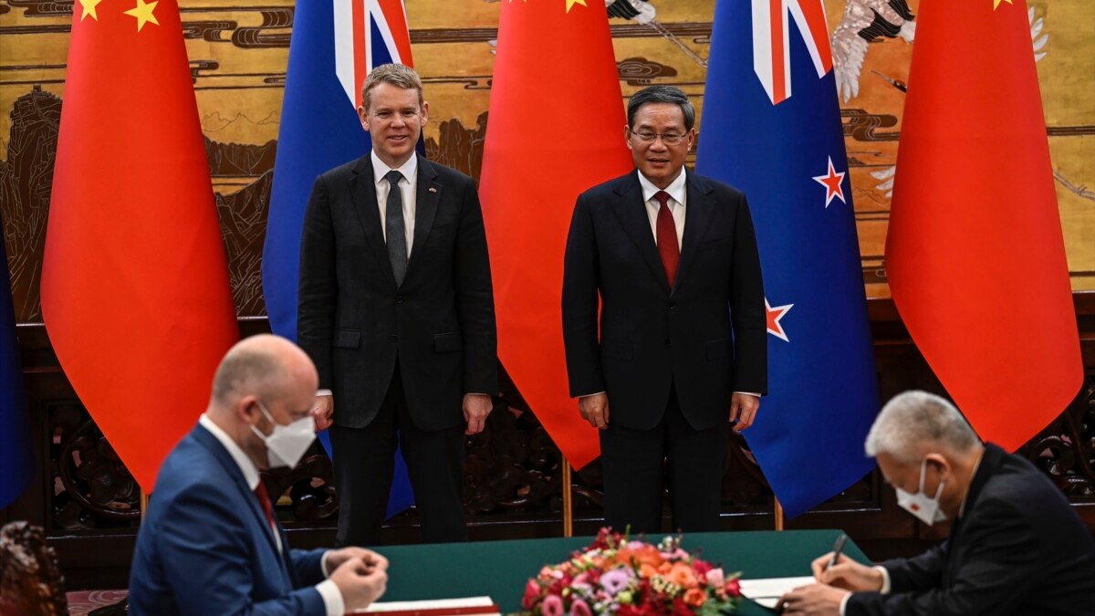 “戳瞎眼”、遭训斥言犹在耳,新西兰与北京签署合作协议