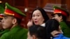 Businesswoman Truong My Lan, center, in court in Ho Chi Minh City, Vietnam, on April 11, 2024. 