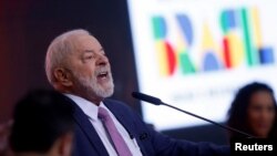 FILE - Brazil's President Luiz Inacio Lula da Silva in Brasilia, Brazil, March 21, 2023. The leader canceled a trip to China after being diagnosed with bacterial and viral bronchopneumonia caused by influenza A. The trip will be rescheduled, said his press secretary.