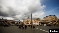 A general view of St. Peter’s square at the Vatican, March 30, 2023.