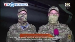 VOA60 Africa - Russian military instructors arrive in Niger