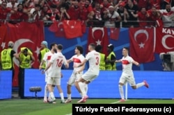 Çekya'ya karşı ilk gol sevinci