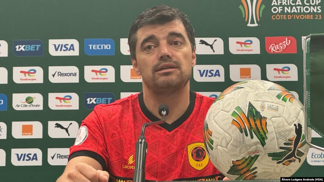 Pedro Gonçalves, técnico da seleção de Angola, Bouaké, 20 jan 2024