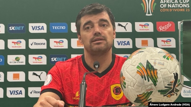 Pedro Gonçalves, técnico da seleção de Angola, Bouaké, 20 jan 2024