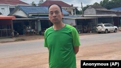 Pengacara hak asasi manusia dan pembangkang China, Lu Siwei saat masih berada di Laos (foto: dok). 