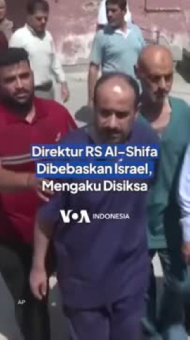Direktur RS Al-Shifa Dibebaskan Israel, Mengaku Disiksa