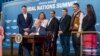 President Joe Biden signs the Executive Order on Reforming Federal Support for Tribal Nations, Wednesday, December 6, 2023, at the White House Tribal Nations Summit at the U.S. Department of the Interior in Washington, D.C.