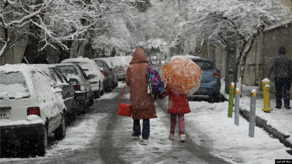 بارش برف در ایران