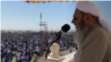 Iranian Sunni Muslim cleric Abdul Hamid Ismaeelzehi, known as Molavi Abdul Hamid, is pictured during the Eid al-Fitr prayer in Zahedan, Iran, April 21, 2023.