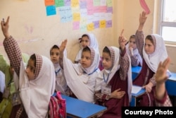 The Taliban have recently imposed more restrictions on girls and women, including a ban on education past sixth grade. Parwana Malik, far right, is among a generation of Afghan girls who have fewer rights than their mothers did. (Too Young to Wed)