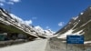 Laborers are busy at Zojila Tunnel, which is expected to connect Kashmir Valley to Ladakh, making it accessible by an all-weather road. (Bilal Hussain/VOA)
