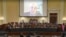 Peter Humphrey (lewat layar video) memberi keterangan kepada Komisi DPR AS tentang kebijakan Partai Komunis China serta pengalamannya dipenjara selama bertahun-tahun saat melakukan bisnis di China, pada sidang Komisi DPR AS di Washington, DC Kamis 13 Juli 2023.