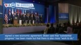VOA60 America - Biden, 13 Leaders, Sign Indo-Pacific Economic Framework