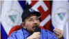 El mandatario nicaragüense Daniel Ortega en un acto central en conmemoración del 43 aniversario de la Gran Cruzada Nacional de Alfabetización el 23 de marzo de 2023. Foto: Presidencia de Nicaragua