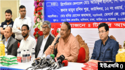 ঢাকার মালিবাগে পণ্য বিক্রয় কার্যক্রমের উদ্বোধনী অনুষ্ঠানে বাংলাদেশের বাণিজ্যমন্ত্রী টিপু মুনশি। ৯ নভেম্বর, ২০২৩।