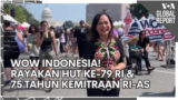 VOA Global Report: WOW Indonesia! Rayakan HUT ke-79 dan 75 Tahun Kemitraan RI-AS