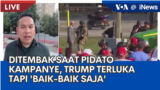 Laporan VOA untuk iNews: Ditembak saat Pidato Kampanye, Trump Terluka tapi 'Baik-Baik Saja'