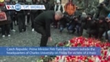 VOA60 World - Czech Prime Minister laid flowers for victims of mass shooting in Prague