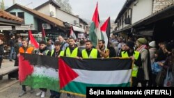 Protest podrške građanima Gaze, Sarajevo, 12.11.2023