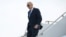 FILE - US President Joe Biden steps off Air Force One upon arrival in Minneapolis, Minnesota on April 3, 2023.