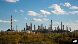 FILE - ExxonMobil renewable diesel complex at the Strathcona refinery near Edmonton, Canada. (Photo: Business Wire)