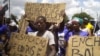 Manifestação de apoiantes da Renamo em Angoche, Nampula, Moçambique, 16 novembro 2023