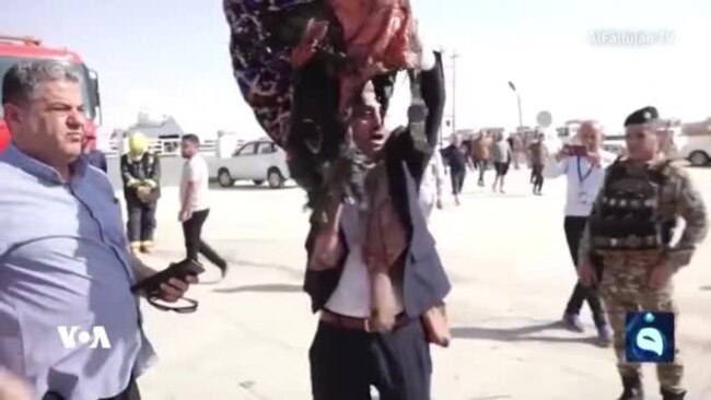کارەساتەکانی دوای ئاگرکەوتنەوە لە هۆڵێکی شایی لە شارۆچکەی حەمدانییە
