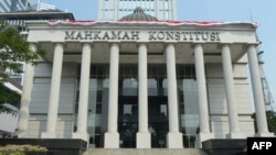 FILE - Gedung Mahkamah Konstitusi di Jakarta, 20 Agustus 2014. (ADEK BERRY / AFP)