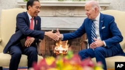 Tổng thống Joe Biden tiếp nguyên thủ Indonesia Joko Widodo tại Nhà Trắng