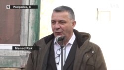 Protest zaposlenih u upravi i pravosuđu Crne Gore