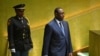 Le président sénégalais Macky Sall à la 78e Assemblée générale des Nations Unies au siège de l'ONU à New York, le 19 septembre 2023.