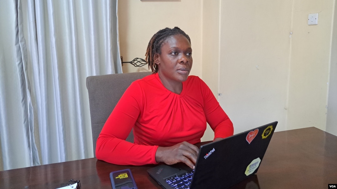 Lucia Masuka, head of Amnesty International Zimbabwe, told VOA in Harare on Aug. 29, 2024, that the government of President Emmerson Mnangagwa should make an effort to find missing activist Itai Dzamara. (Columbus Mavhunga/VOA)