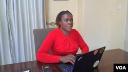 Lucia Masuka, head of Amnesty International Zimbabwe, told VOA in Harare on Aug. 29, 2024, that the government of President Emmerson Mnangagwa should make an effort to find missing activist Itai Dzamara. (Columbus Mavhunga/VOA)