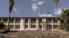 FILE - A picture taken on June 20, 2017 shows a general view of the Namibian parliament in Windhoek, Namibia.