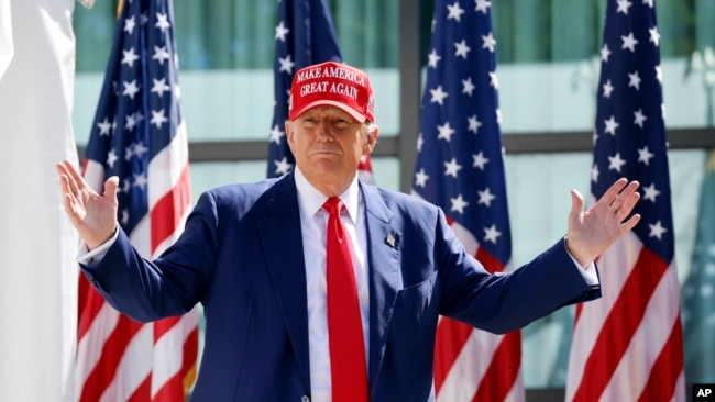 Ish-presidenti Donald Trump gjatë një aktiviteti elektoral më 18 qershor 2024