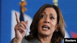 Visi Perezida Kamala Harris ati: “Twese tugomba kwamagana igikorwa kigayitse nk’iki tukanirinda ko cyakurura izindi mvururu”.