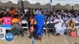 Woman Dancing at Mnangagwa Election Campaign Rally