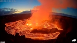 夏威夷大島(Big Island)上的基拉韋厄火山(Kilauea Volcano)在上星期三(2023年6月7日)開始噴發