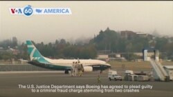 VOA60 America - Boeing accepts plea deal to avoid criminal trial over 737 Max crashes