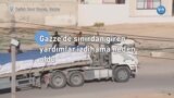 Gazze’de sınırdan giren yardımlar izdihama neden oldu

